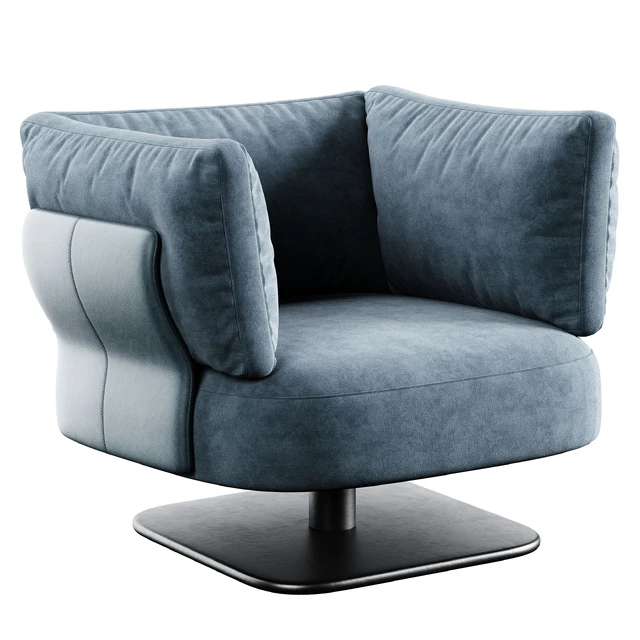 Saki Armchair By Minotti — Download