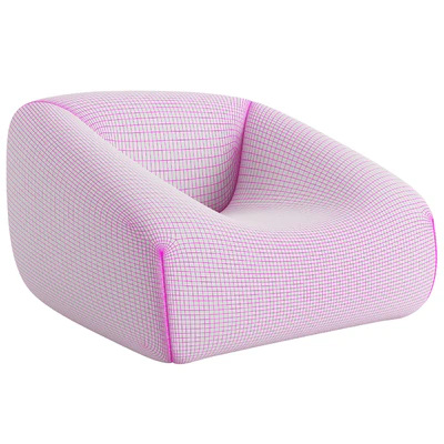 Armchair Paola Lenti Smile — Ver 2