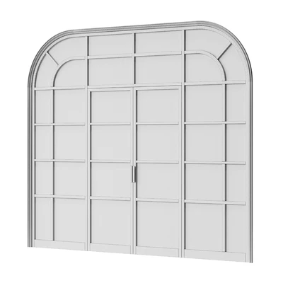 Межкомнатная распашная дверь с фрамугой — Вид 2