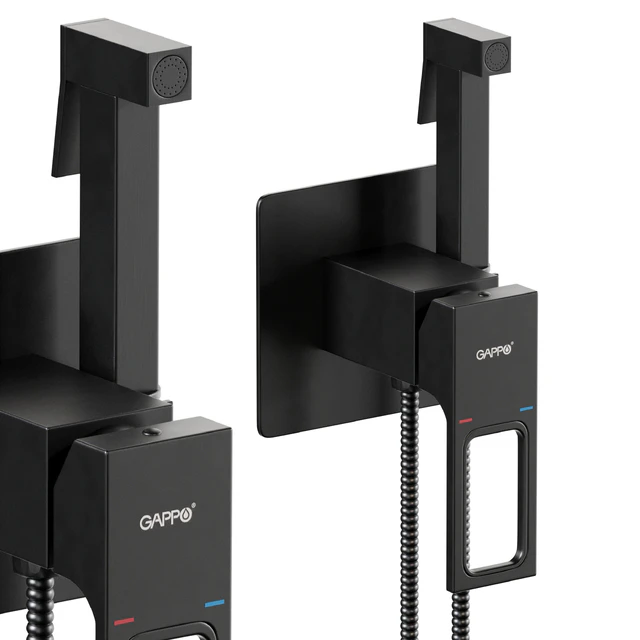 Gappo Shower Set Black Wall Mounted 001 — Descargar