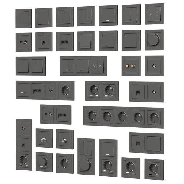 Розетки и выключатели 01 — Скачать