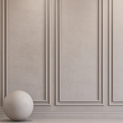 Декоративная штукатурка с молдингом 71 — Вид 2