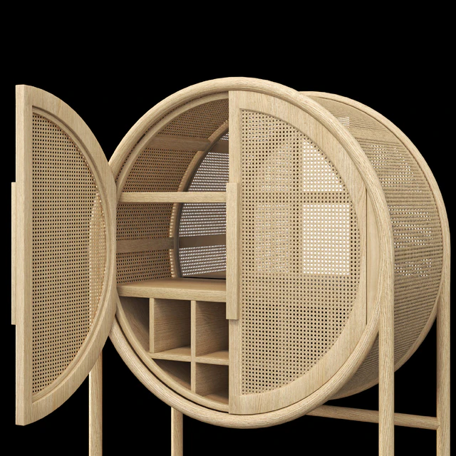 cane bar cabinet — Download