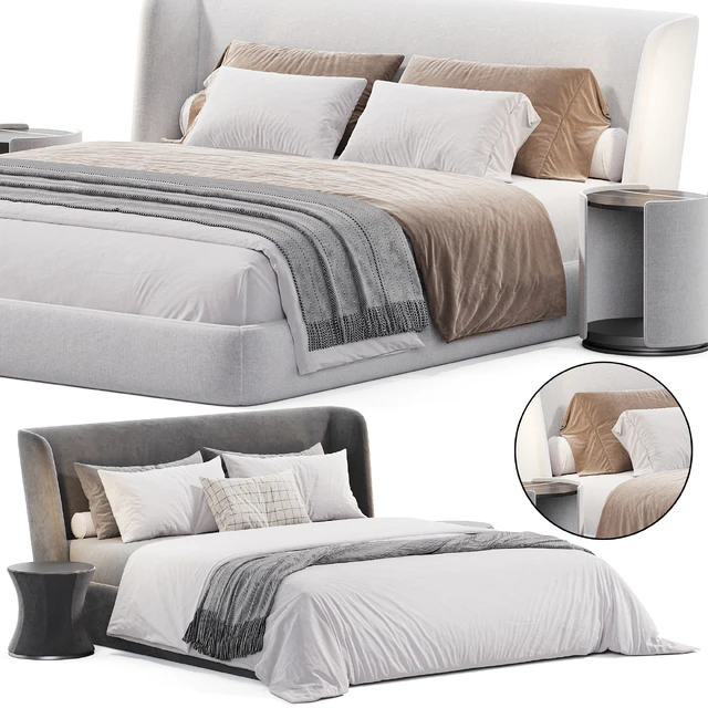 Minotti Creed Bed — Download