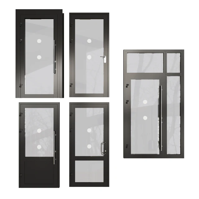 Fireproof stained glass doors 02 — Descargar