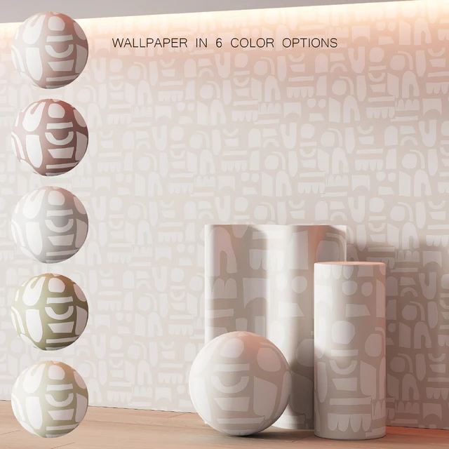 483 Paper Colliding Wallpaper by urbanroad 6 color options — Скачать