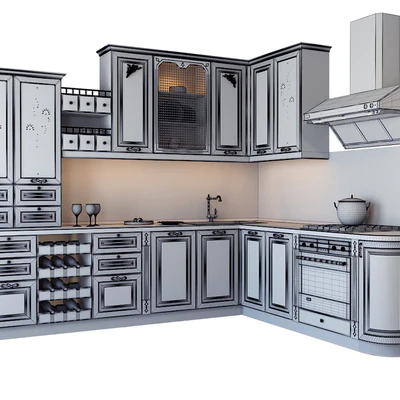 "Kitchen Yard" - model Ivory — View 3