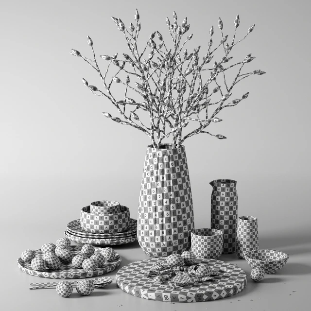 CGKIT — kitchen decor set 09