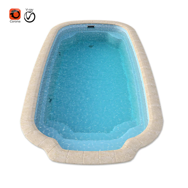 3D Composite pool Basin Atlantic Premium — Descargar