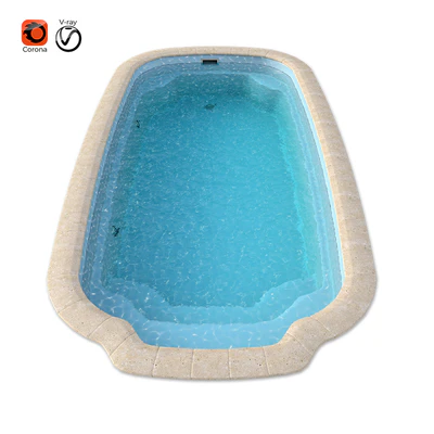 3D Composite pool Basin Atlantic Premium — Ver 2