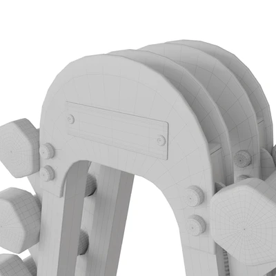 Стойка под гантели для фитнеса на 6 пар FLEXTER — Вид 2