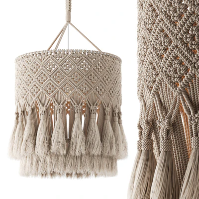 MACRAME Pendant Light 01 — download