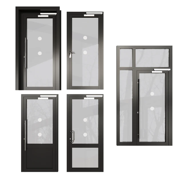 Fireproof stained glass doors 02 — Descargar