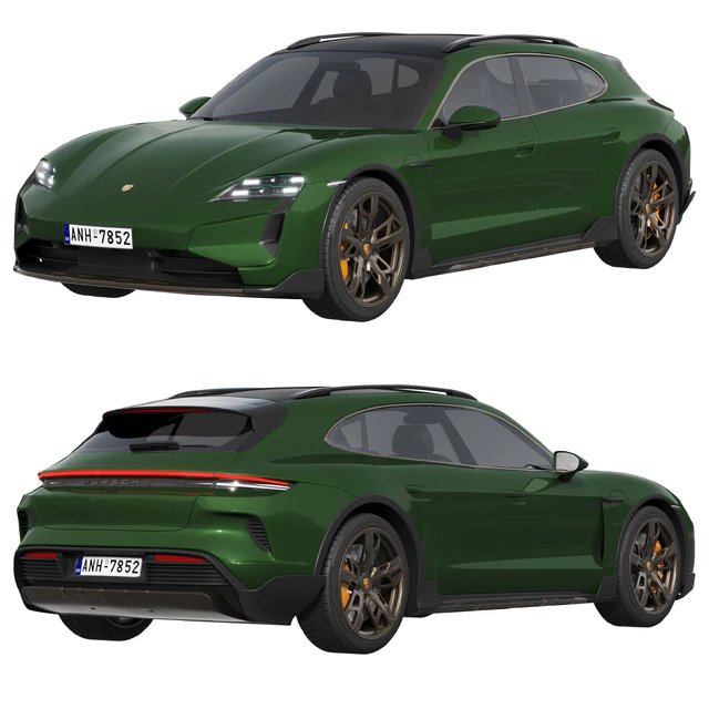 Porsche Taycan Turbo Cross Turismo 2024 — Descargar