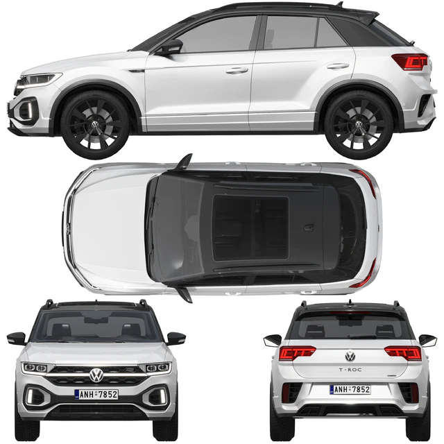 Volkswagen T-Roc R-line 2022 — Descargar