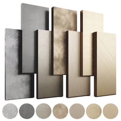Collection Metal Materials LuxLucia Casa 7 Colors Set01M1 — download