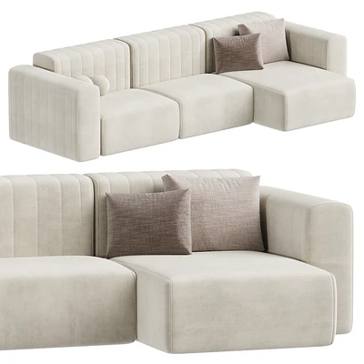 RIFF Sofa with chaise longue By NORR11 — скачать