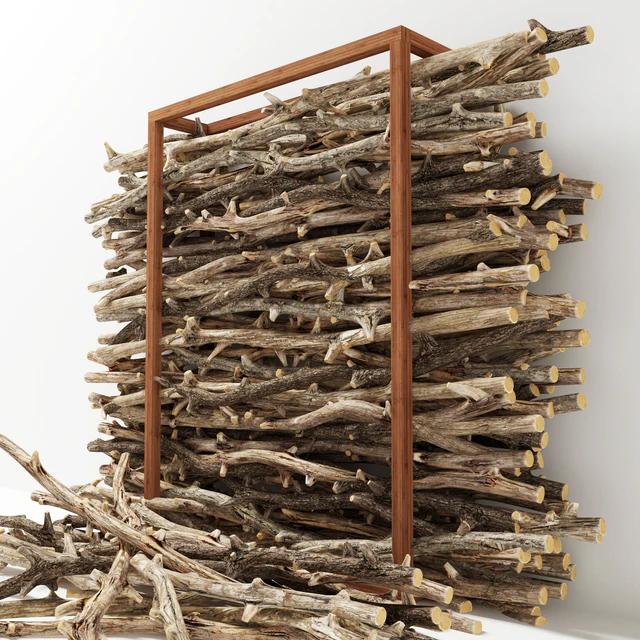 Дрова из старых веток / Firewood branch old decor — Скачать