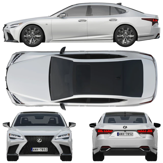 LEXUS LS F-Sport 2022 — Скачать