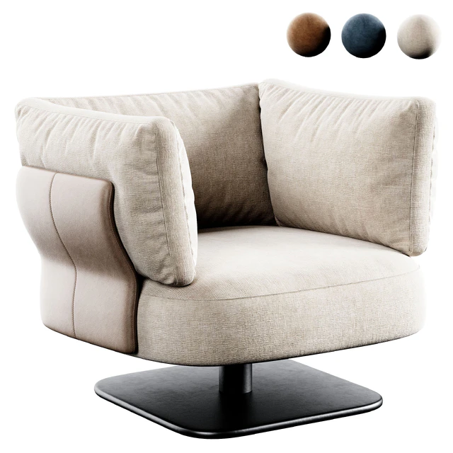 Saki Armchair By Minotti — Download