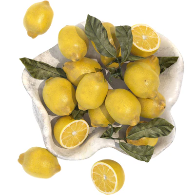 bowl of yellow lemons — Вид 2