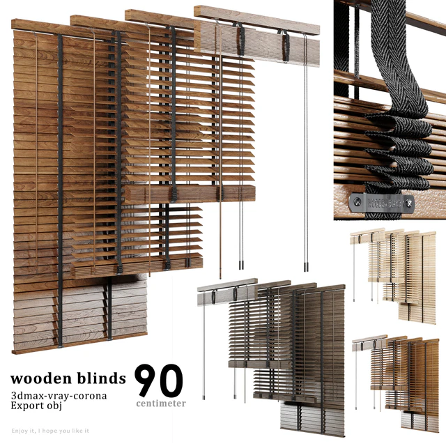 Wooden Blind 02 90cm — Descargar