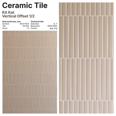 Мозаика Kit Kat 15х153 мм Со смещением — Вид 4