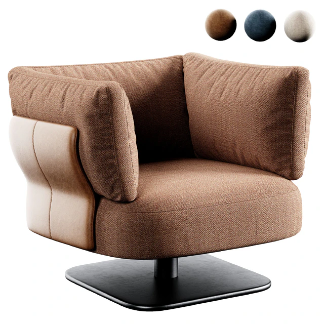 Saki Armchair By Minotti — Download