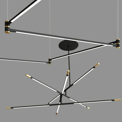 Drawing Line Gold Black collection — Ver 4