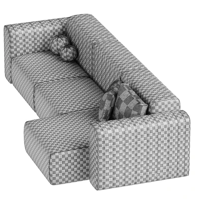 RIFF Sofa with chaise longue By NORR11 — Ver 4