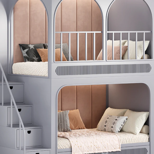 Designer two-level bed Kids room 19 — Descargar