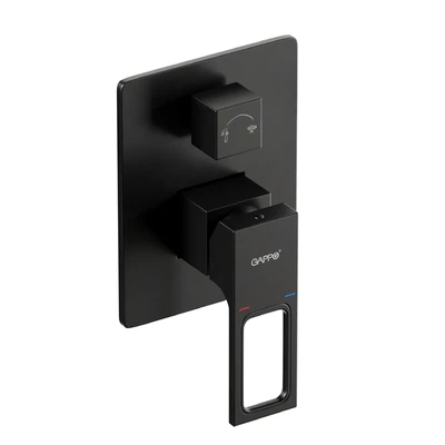 Gappo Shower Set Black Wall Mounted 001 — Ver 4