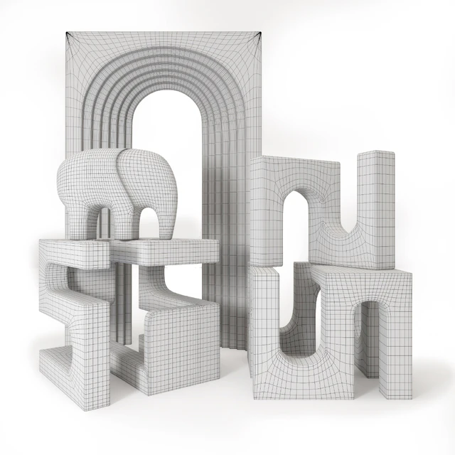 CGKIT — A set of sculptural decor in the architectural style.