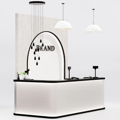 Reception, clothing store cash desk, service counter — Ver 3