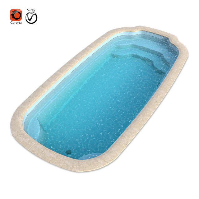 3D Composite pool Basin Atlantic Premium — Descargar