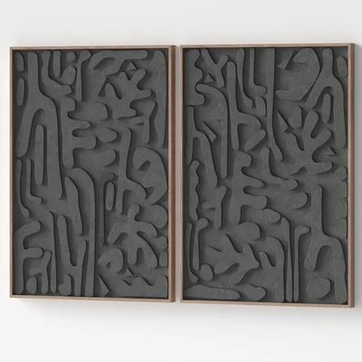 Relief artwork 22 - 3d art wall decor - Панно — Вид 2