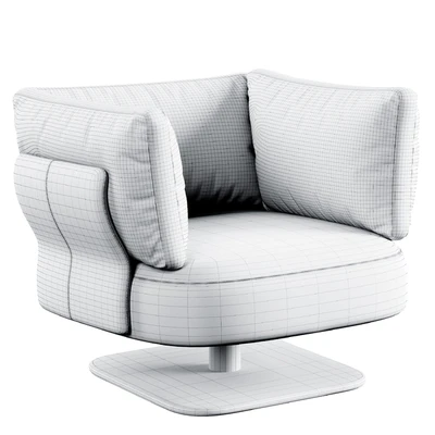Saki Armchair By Minotti — View 4