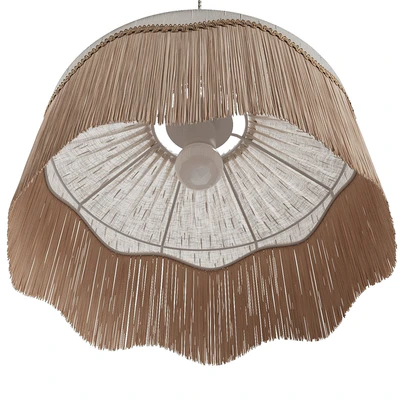 Pendant Light 15 - Spearmint Silk Tiffany Lampshade — Ver 5