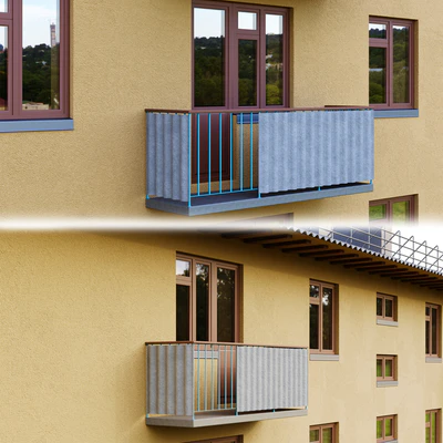 Brick Khrushchevka series 1-443 — View 7