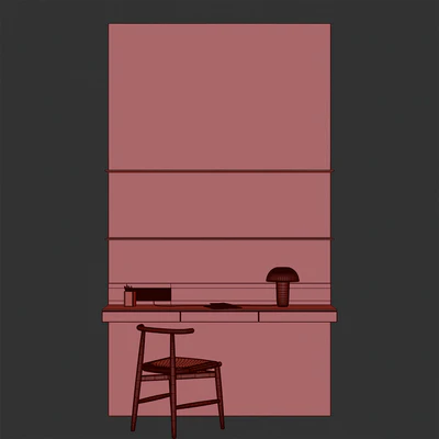 Рабочее место 007 — Вид 3