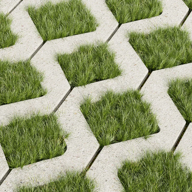 Collection plant vol 398 - grass - concrete - tileable — Descargar