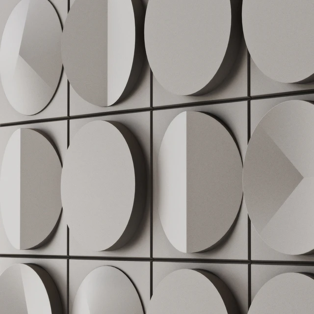 Wooddi 3D Blocks Wall Panel Сlock HLS6012-3A — Download