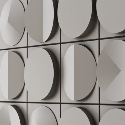 Wooddi 3D Blocks Wall Panel Сlock HLS6012-3A — View 4