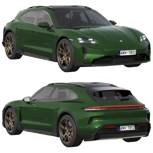 Porsche Taycan Turbo Cross Turismo 2024 — Descargar