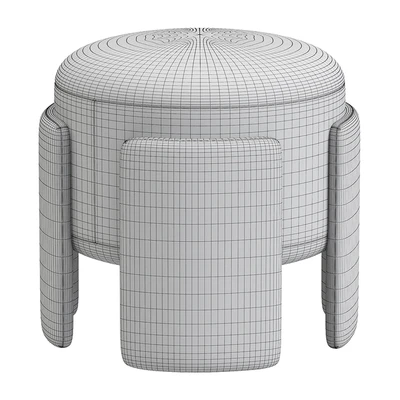 "A" Ottoman Studio parisien The Invisible Collection — View 2