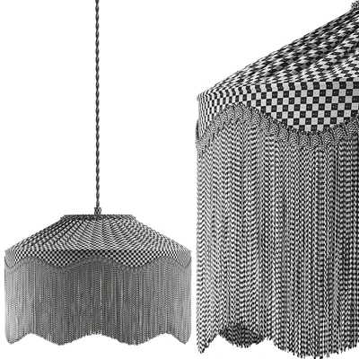 Pendant Light 15 - Spearmint Silk Tiffany Lampshade — Ver 6