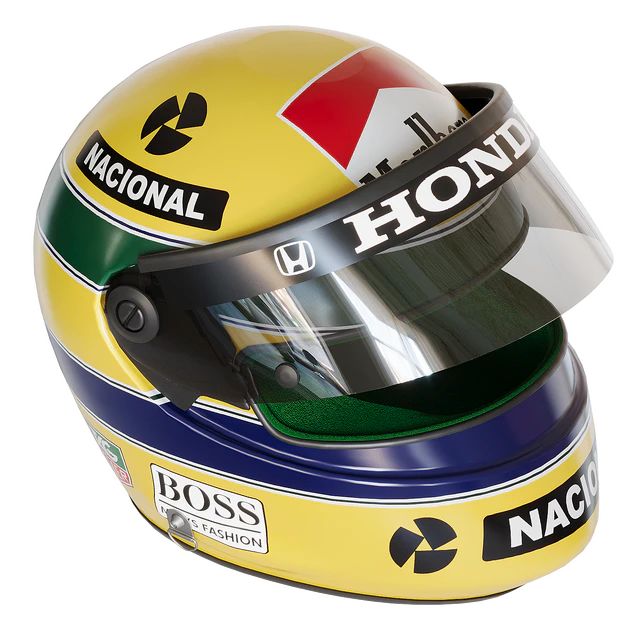 Шлем пилота формулы 1 Айртон Сенна 1988 — Скачать