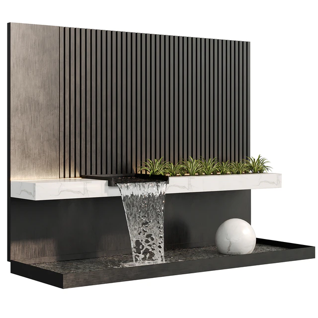 Modernist wall fountain 02 — Descargar