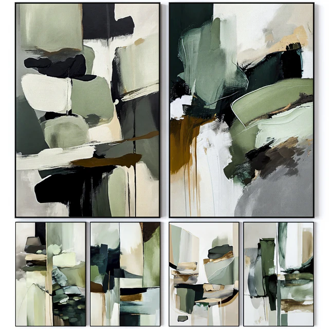 Set of large wall paintings 2938 — Скачать