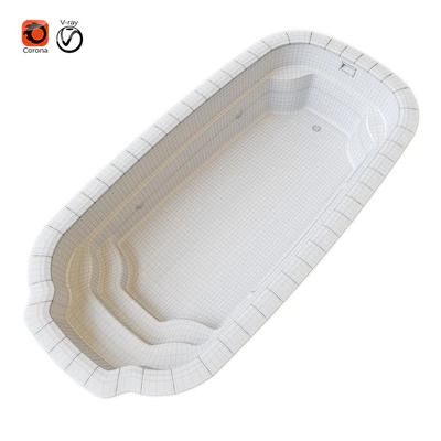 3D Composite pool Basin Atlantic Premium — Ver 4